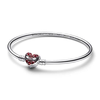 Pandora Pevný strieborný náramok Spider-Man 592324C01 17 cm