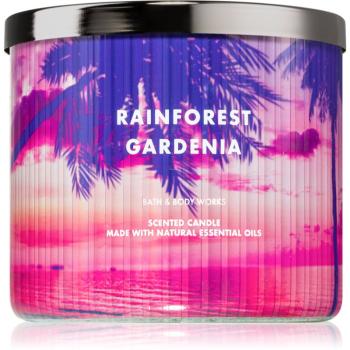 Bath & Body Works Rainforest Gardenia vonná sviečka 411 g