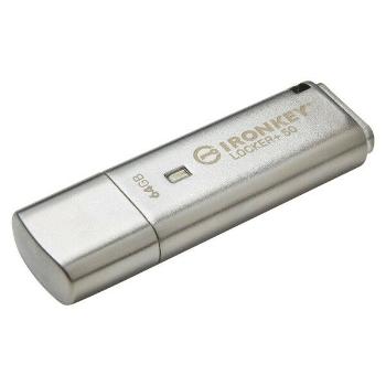 KINGSTON 64GB IKLP50 AES USB w/256bit Encryption (IKLP50/64GB)