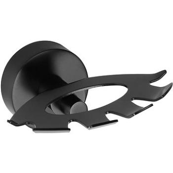 SAPHO X-ROUND BLACK držiak kefiek, čierny (XB901)
