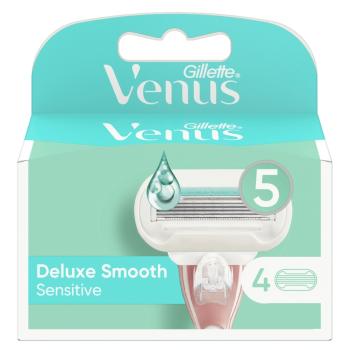 GILLETTE Venus Deluxe Smooth Sensitive Náhradné hlavice 4 ks