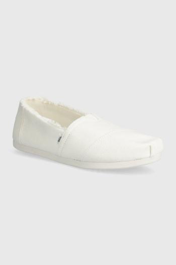 Espadrilky Toms Alpargata biela farba, 10020655