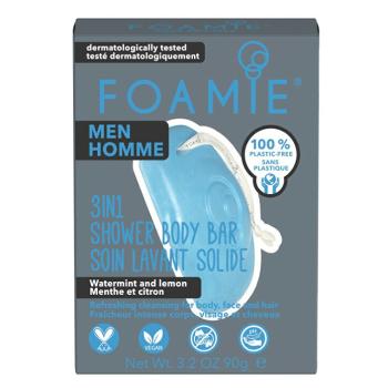 FOAMIE Pánska sprchová starostlivosť na tvár, telo a vlasy 3v1 Shower Body Bar 90 g