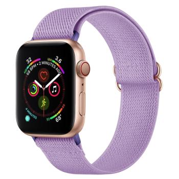 NYLON Remienok pre Apple Watch Ultra 1 / 2 (49mm) / 9 / 8 / 7 (45mm) fialový