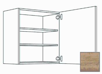 Kuchynská skrinka horní Naturel Sente24 s dvierkami 60x72x35 cm dub sierra 405.W601.R