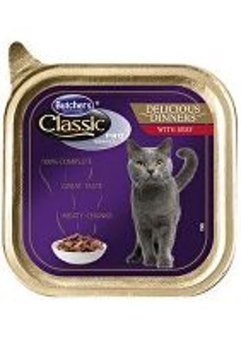 Butcher's Cat Pro Series Del.Dinner beef tub 85g + Množstevná zľava