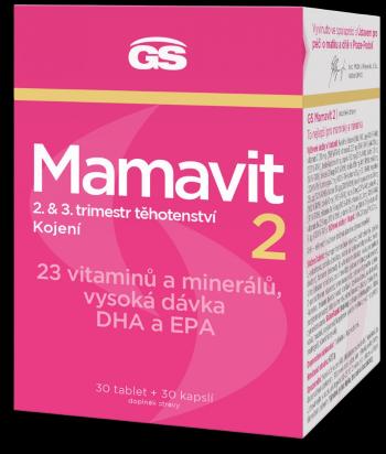 GS Mamavit 2 Tehotenstvo a dojčenie 30 tabliet + 30 kapsúl
