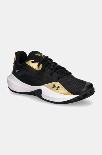 Basketbalové topánky Under Armour Lockdown 7 Low čierna farba, 3027646