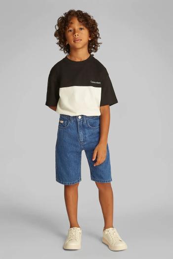 Detské rifľové krátke nohavice Calvin Klein Jeans IB0IB02425