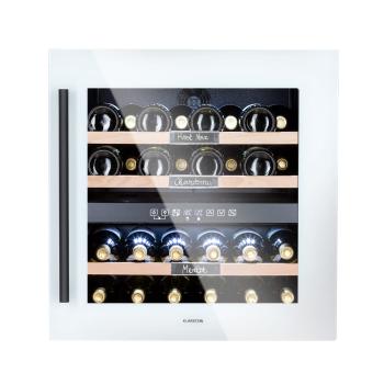 Klarstein Vinsider 36 Quartz Edition, frigider pentru vin, 2 zone de răcire, 5-22 °C, 85 l