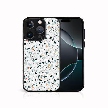 MY ART Ochranný kryt pre Apple iPhone 16 Pro Max GREY TERRAZZO (163)