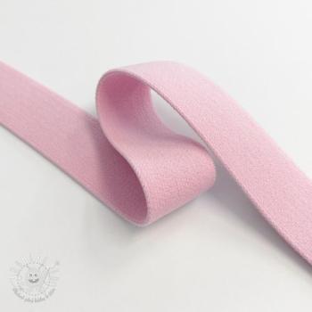 Guma hladká 2,5 cm pink