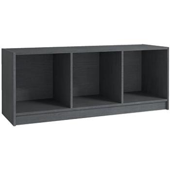 SHUMEE sivý 104 × 33 × 41 cm masívne borovicové drevo (809962)
