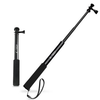 Tech-Protect GA100 selfie tyč pre športové kamery GoPro / DJI, čierna