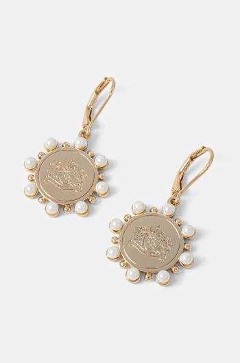 Náušnice Lauren Ralph Lauren PE PEARL COIN DROP 14G00851