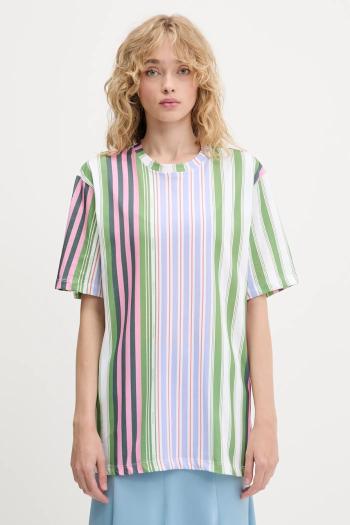 Bavlnené tričko Stine Goya dámske, zelená farba, SG-PF25-T009-2243