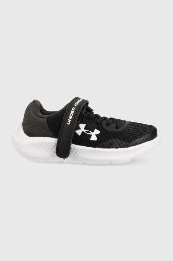 detské tenisky Under Armour ua gps pursuit 3 ac čierna farba