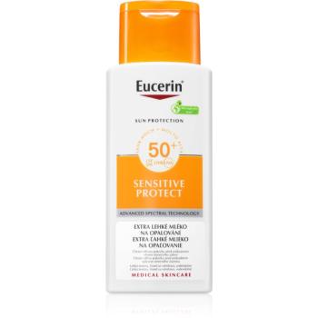 Eucerin Sun Sensitive Protect extra ľahké mlieko na opaľovanie SPF 50+ 150 ml