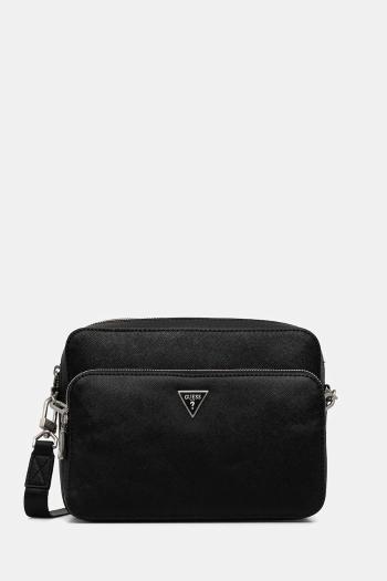 Malá taška Guess MILANO čierna farba, HMMISA P5322