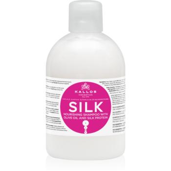 Kallos KJMN Professional Silk selymesen finom sampon száraz és érzékeny hajra 1000 ml