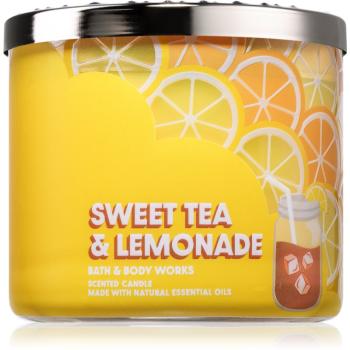 Bath & Body Works Sweet Tea & Lemonade vonná sviečka 411 g