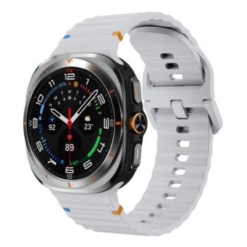 WAVY Silikónový remienok pre Samsung Galaxy Watch Ultra 47mm šedý