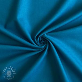 Bavlnený popelín ocean blue