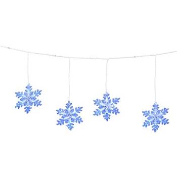LED, vianočný záves, snehové vločky 3×3 m, studená biela, 120×LED (X0612024203)