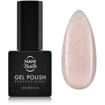 NaniNails NANI Professional gélový lak na nechty odtieň Sweet Pink Glitter 6 ml
