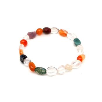 Multi Hegyi Karneol Moha Rutil pebble kari A 6-7mm