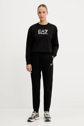 Tepláková súprava EA7 Emporio Armani čierna farba, AF13135.7W000115