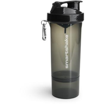 Smartshake Slim športový šejker + zásobník farba Black 500 ml