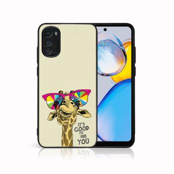 MY ART Ochranný kryt pre Motorola Moto E32 / E32s GIRAFFE (180)