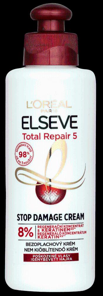 L'ORÉAL PARIS bezoplachová starostlivosť o poškodené vlasy Elseve Total Repair 5 (stop Damage Cream) 200 ml