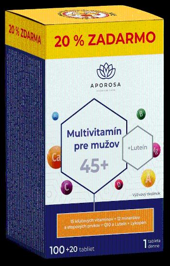 APOROSA Multivitamín pre mužov 45+, 120 tabliet