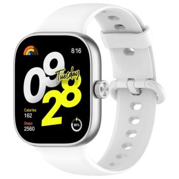 SILICONE Vymeniteľný remienok pre Xiaomi Redmi Watch 5 biely