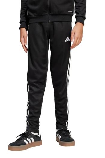 Detské tepláky adidas Performance čierna farba, s nášivkou, JP2534
