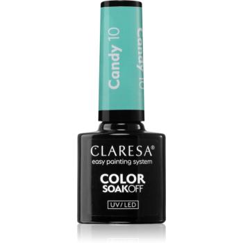 Claresa SoakOff UV/LED Color Candy gélový lak na nechty odtieň 10 5 g