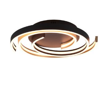 LED stropné osvetlenie Trio Caya mosadz 641910208