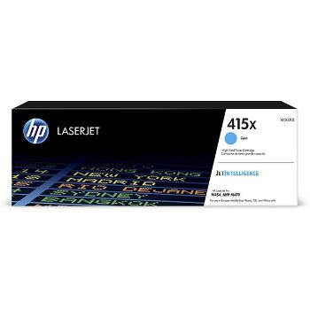 HP originál toner W2031X, cyan, 6000str., HP 415X, HP Color LaserJet Pro M454, MFP M479, O, azurová