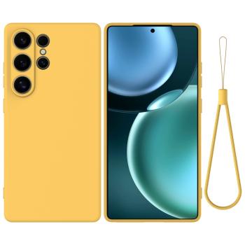 RUBBER Ochranný kryt pre Samsung Galaxy S25 Ultra 5G žltý