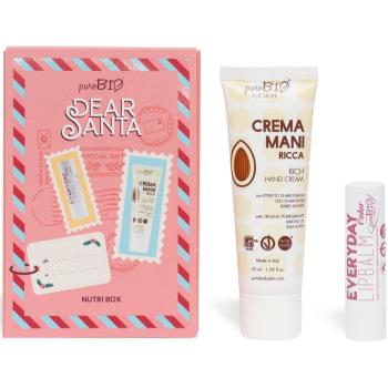 puroBIO Cosmetics Dear Santa Nutri Box darčeková sada 2 ks