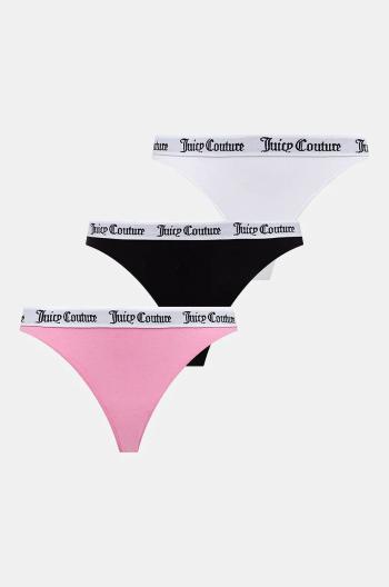 Brazílske nohavičky Juicy Couture DANA THONG PK 3-pak JCLTH224571