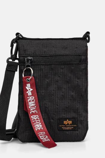 Malá taška Alpha Industries Travel Sling Bag čierna farba, 156950