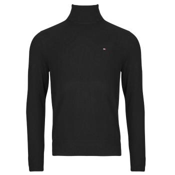 Tommy Hilfiger  PIMA ORG CTN CASHMERE ROLL NECK  Svetre Čierna