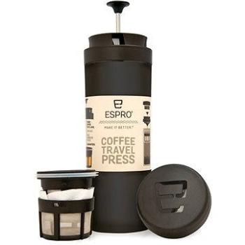 ESPRO Travel Press 0,35l, čierny (5012T-15BK)