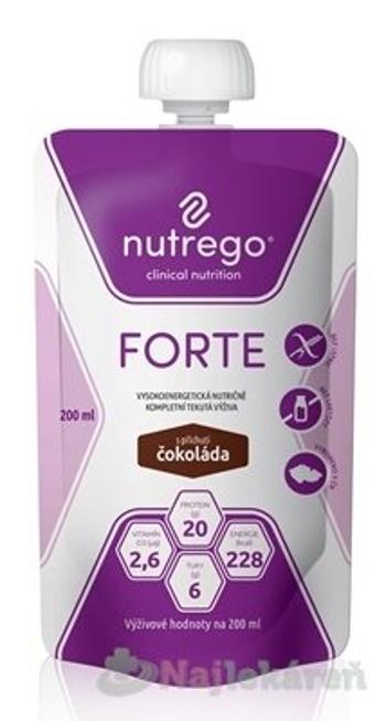 Nutrego Forte Čokoláda por.sol. 12 x 200 ml