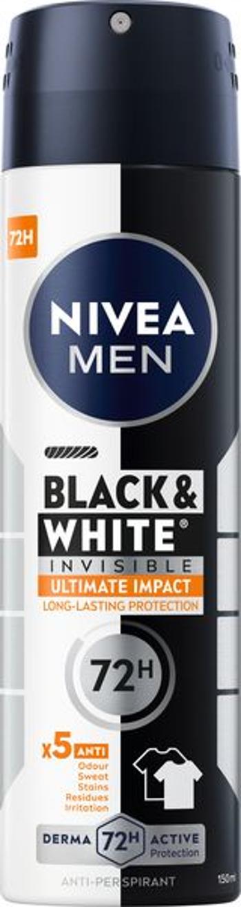 Nivea Antiperspirant v spreji Men Invisible Black & White Ultimate Impact 150 ml