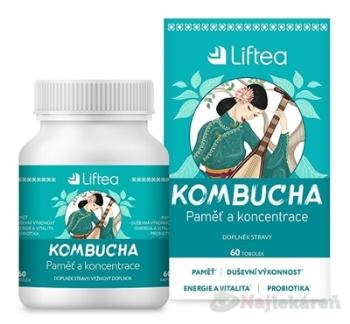 LIFTEA KOMBUCHA PAMAT+KONCENTRACIA 60 kapsulí