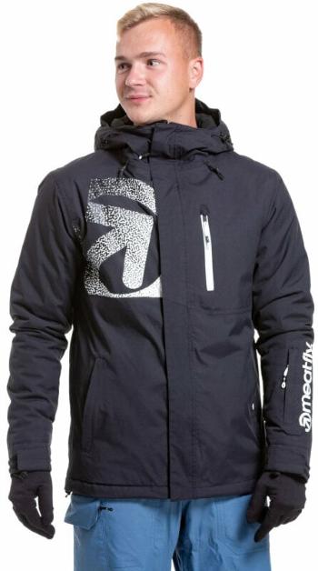 Meatfly Shader Mens SNB and Ski Jacket Black XL Lyžiarska bunda